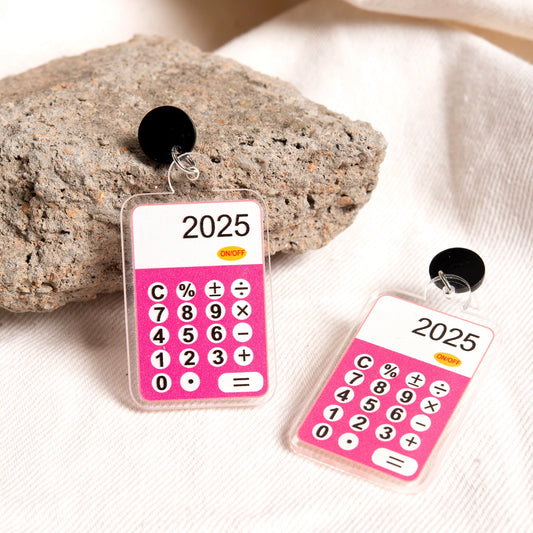 Calculator Earrings