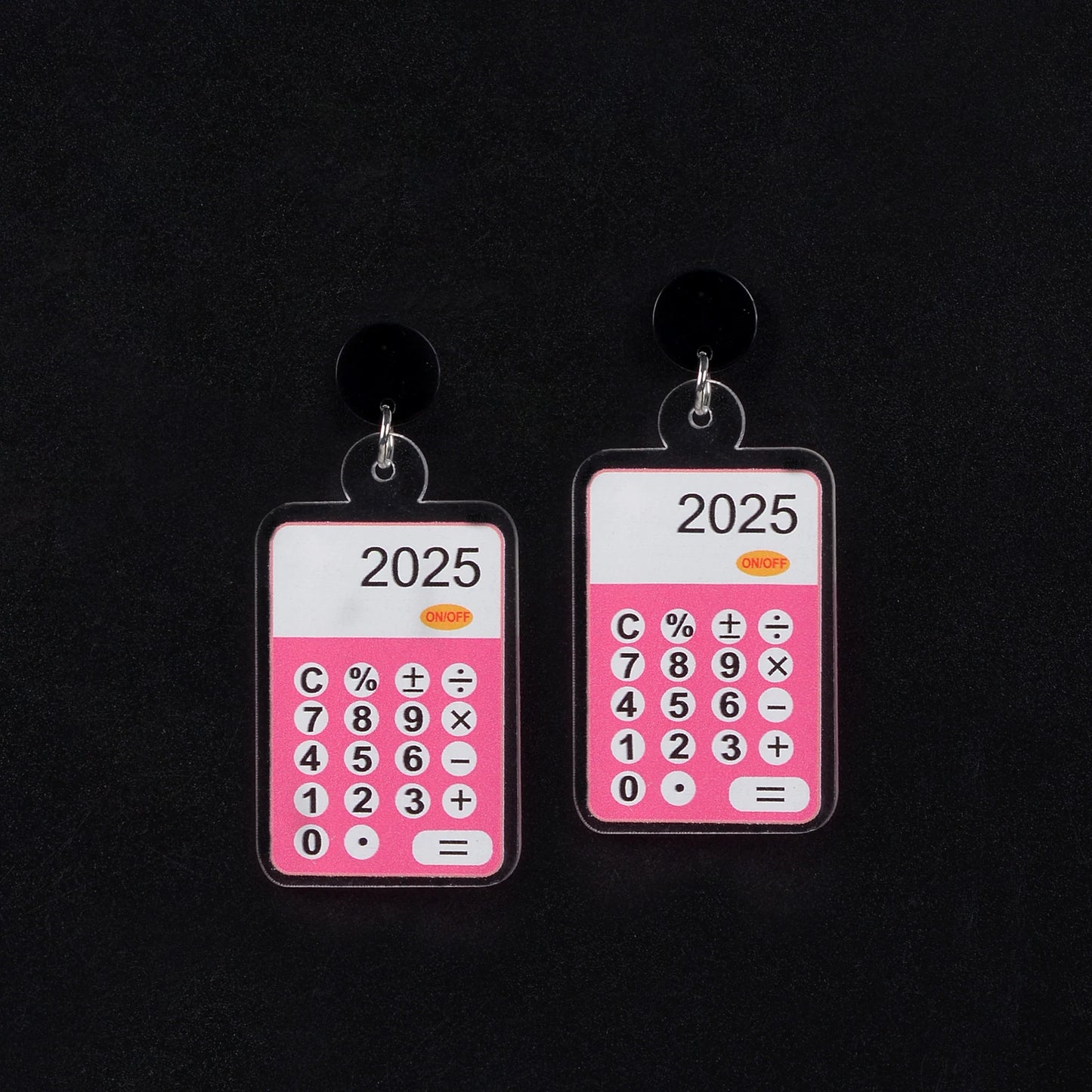 Calculator Earrings