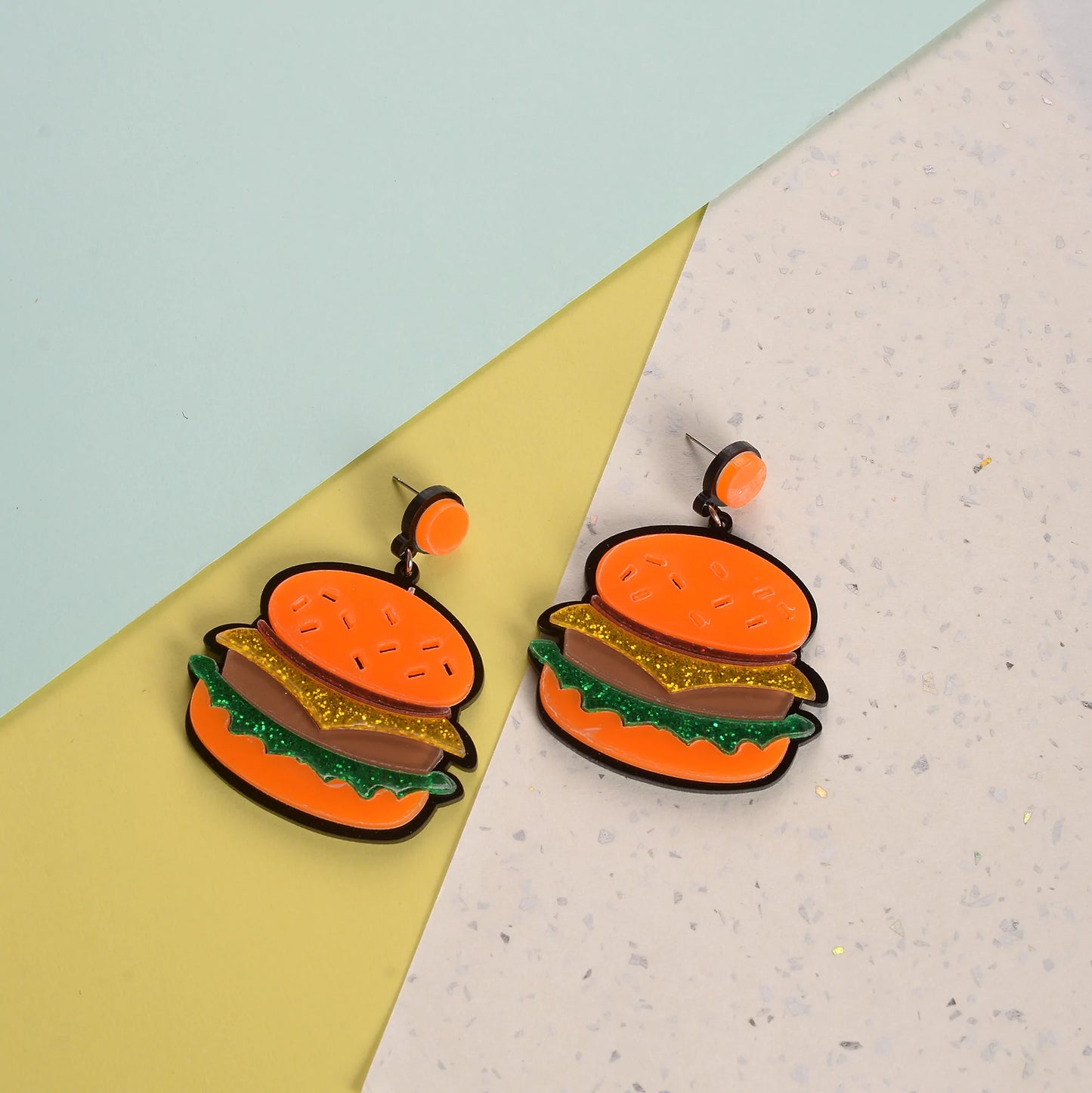 Burger Earring