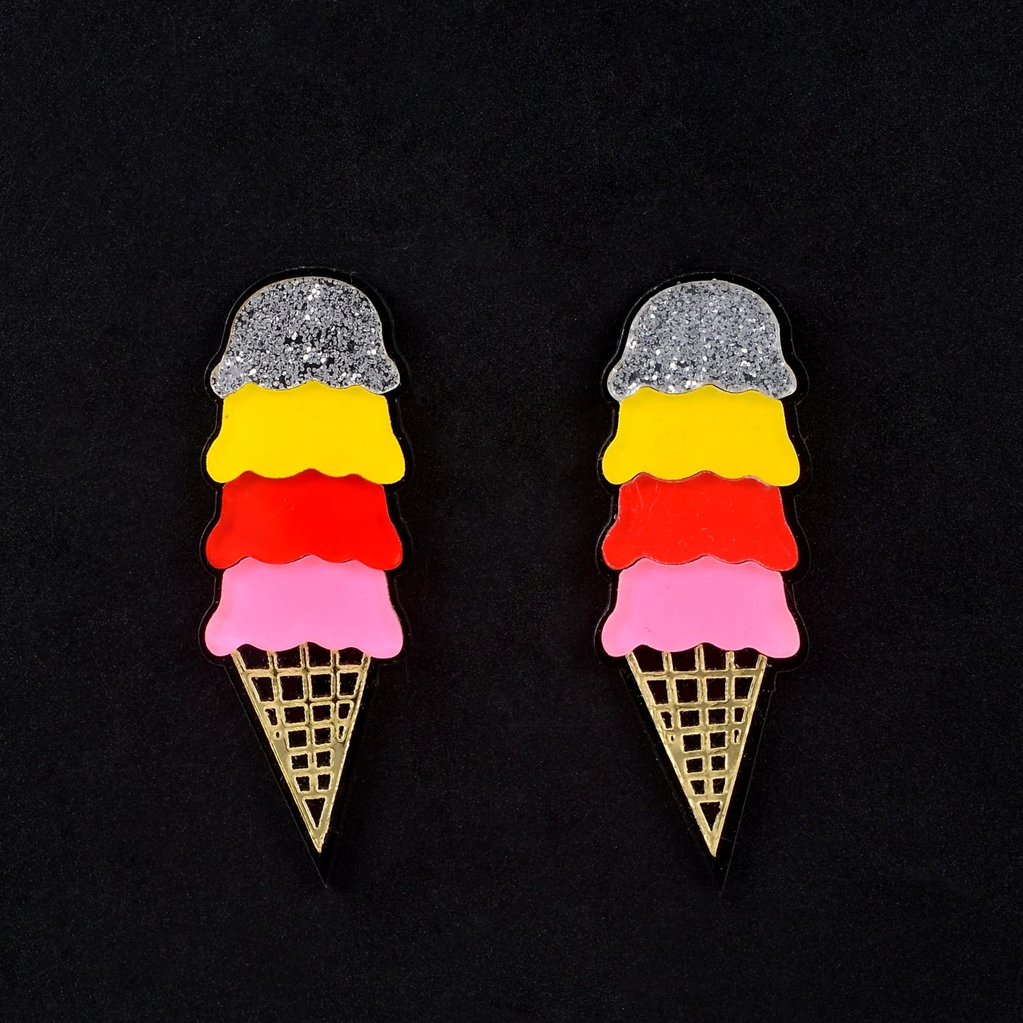 Cone Icecream Earrings