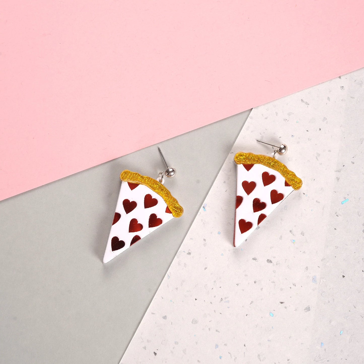 Pizza Earrings