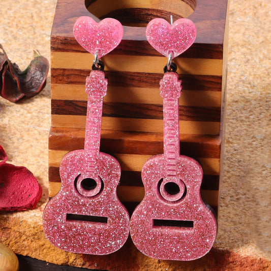 Guitar Earrings