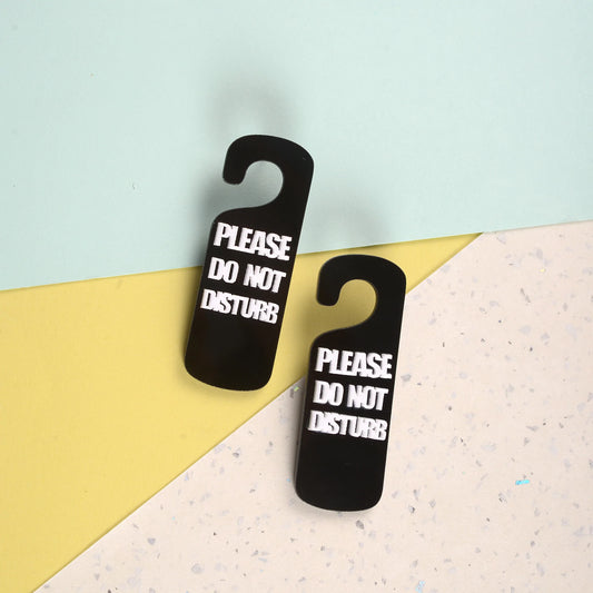 Do Not Disturb Earrings