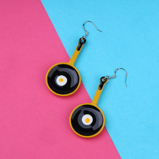 Omlette Pan Earrings