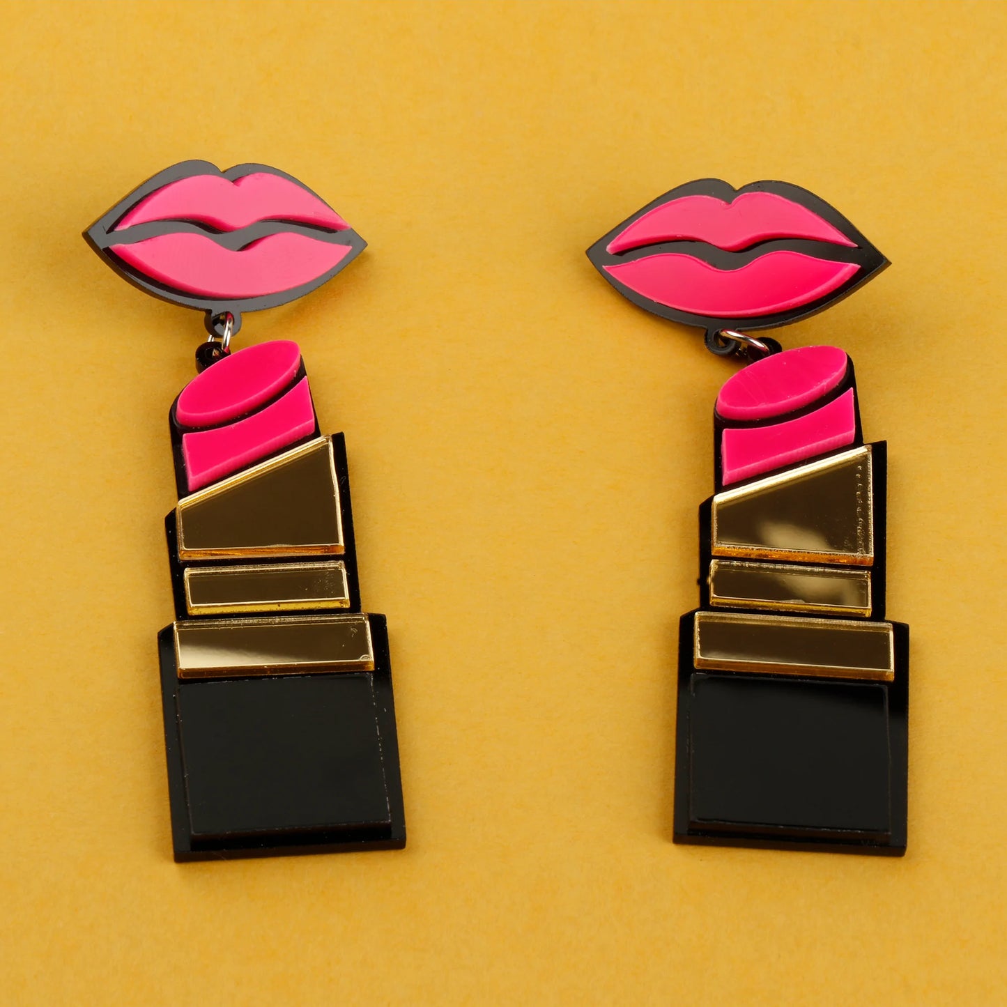 Lipstick Earrings